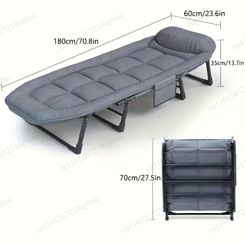 Outdoor Furniture Fabric - Portable Folding Sleeping Bed Heavy Duty