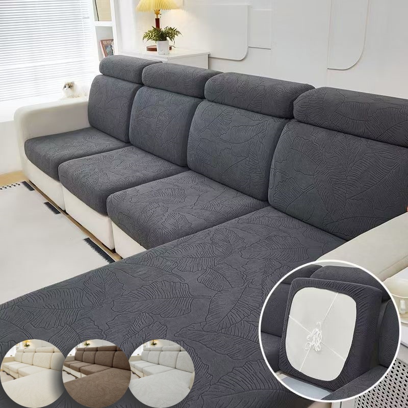 Outdoor Furniture L Shape - 1PC Full Coverage Sofa Cushion Cover