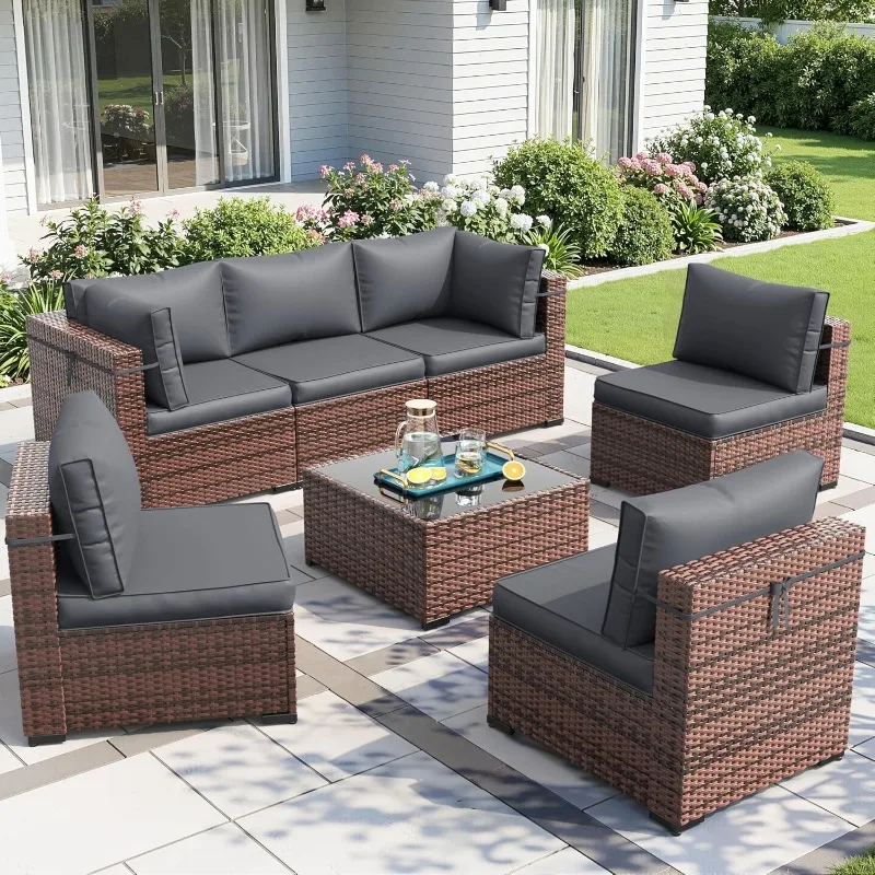 Outdoor Furniture Fabric - Outdoor Rug w/ Carry Bag, 9'