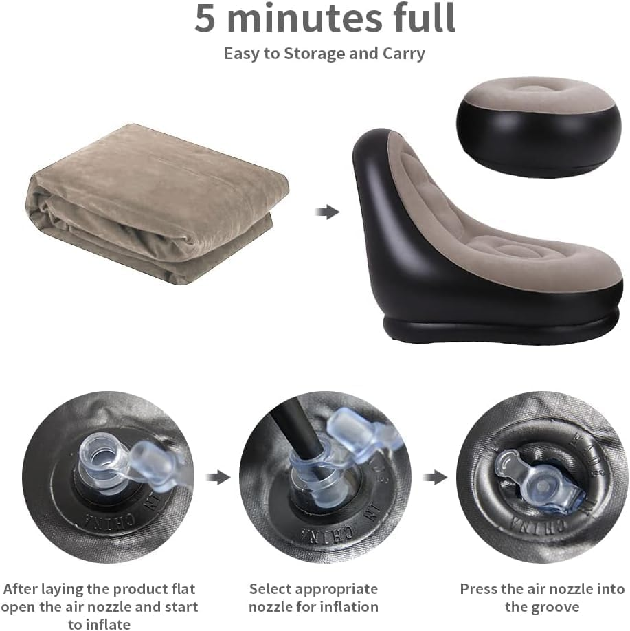 2Pcs Lazy Sofa Inflatable Chai - Outdoor Furniture Lowes ulasan dan harga