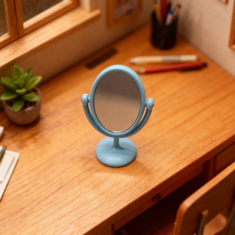 1Pcs Miniature Retro Mirror Dr - Outdoor Furniture Vintage ulasan dan harga