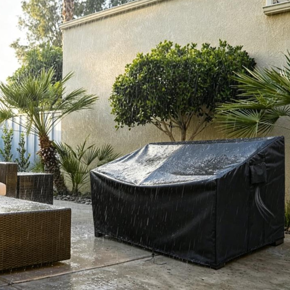 Heavy-Duty Patio Sofa Cover Wa - Outdoor Furniture Fabric ulasan dan harga
