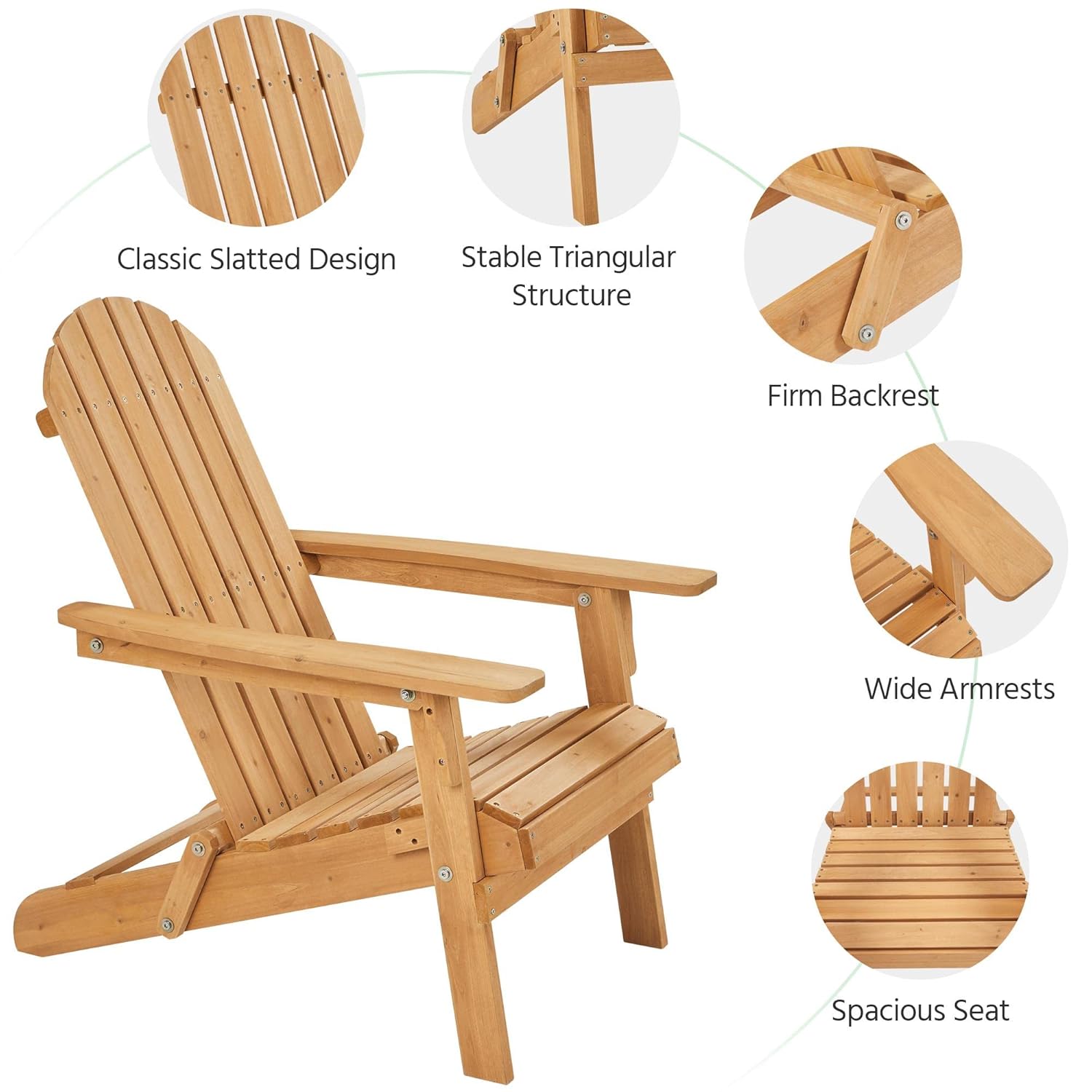 Folding Adirondack Chair Set o - Adirondack Chair Wood ulasan dan harga