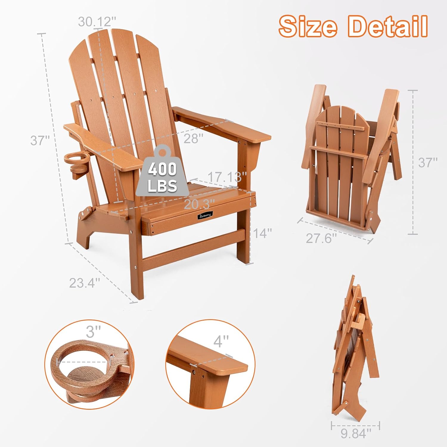 Oversized Folding Adirondack C - Adirondack Chair Wood ulasan dan harga