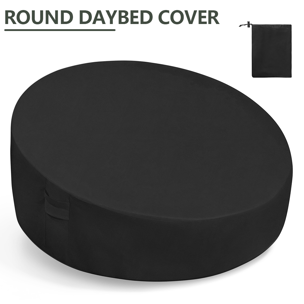 Round Daybed Cover 210D Waterp - Outdoor Furniture Fabric ulasan dan harga