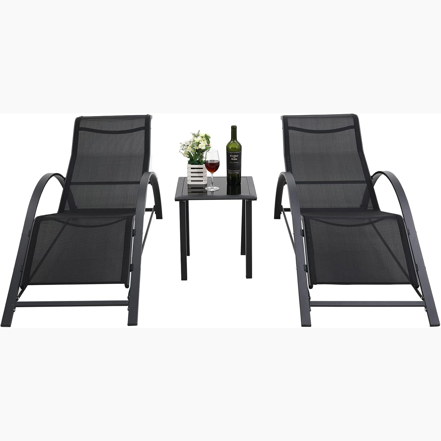 Patio Pool Chair Sun Lounger S - Deck Chair Lounger ulasan dan harga