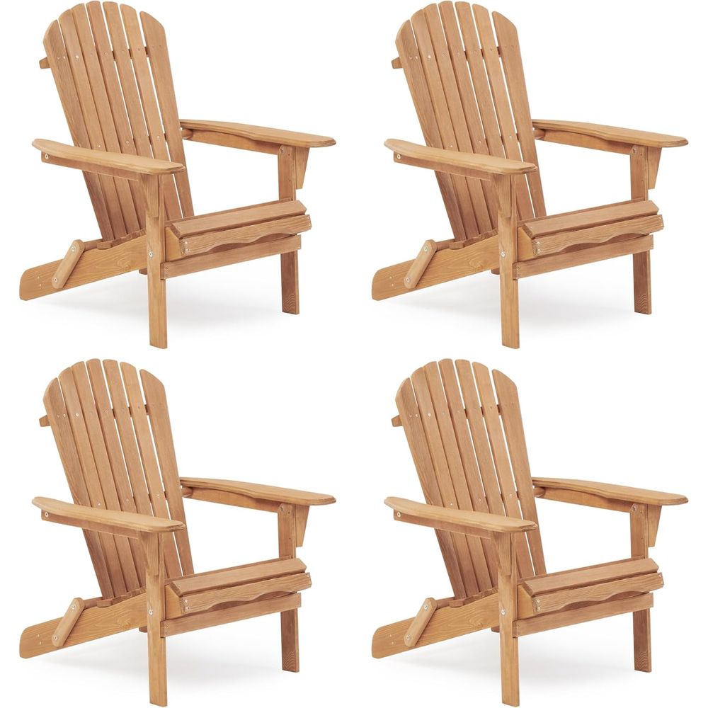 Classic 4-Piece Adirondack Cha - Adirondack Chair Wood ulasan dan harga