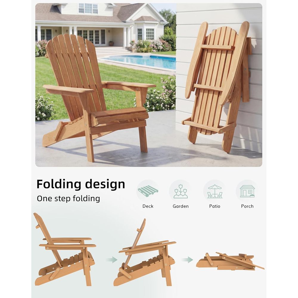 Classic 4-Piece Adirondack Cha - Adirondack Chair Wood ulasan dan harga