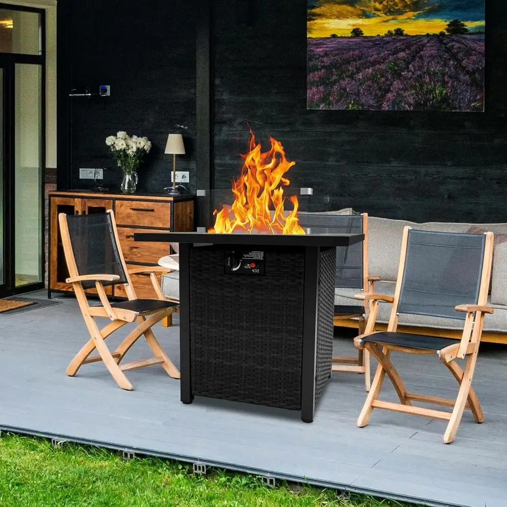 Wicker Outdoor Patio Furniture - Outdoor Furniture Set With Fire Pit ulasan dan harga