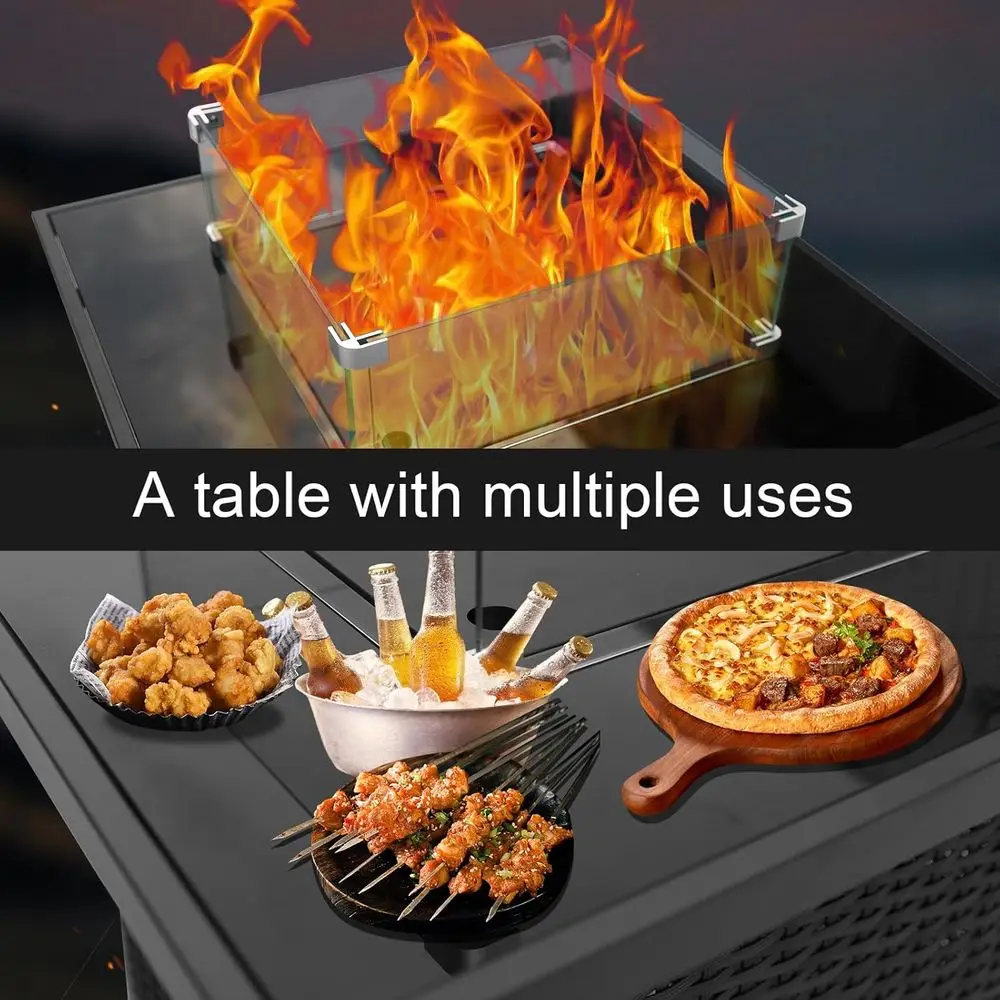 Wicker Outdoor Patio Furniture - Outdoor Furniture Set With Fire Pit ulasan dan harga