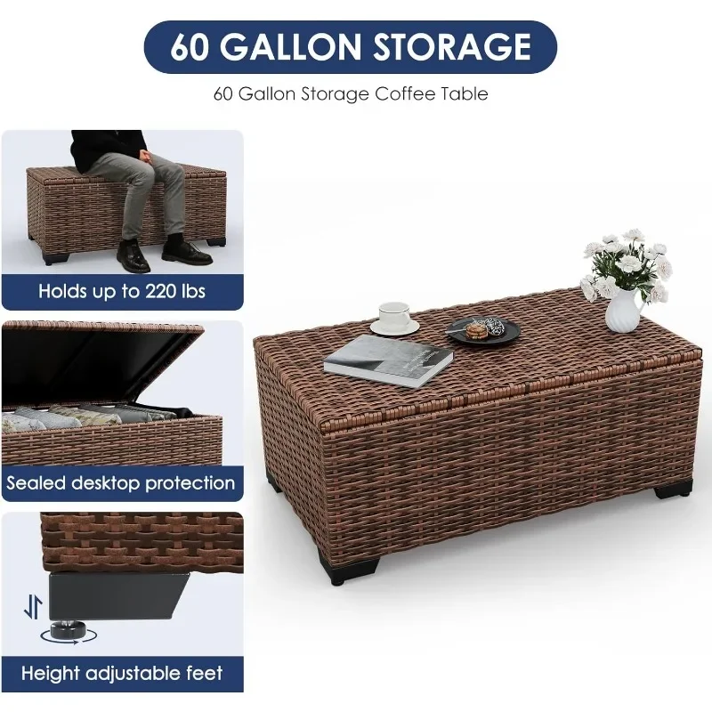 A Furniture Set with Fire Pit  - Outdoor Furniture Set With Fire Pit ulasan dan harga