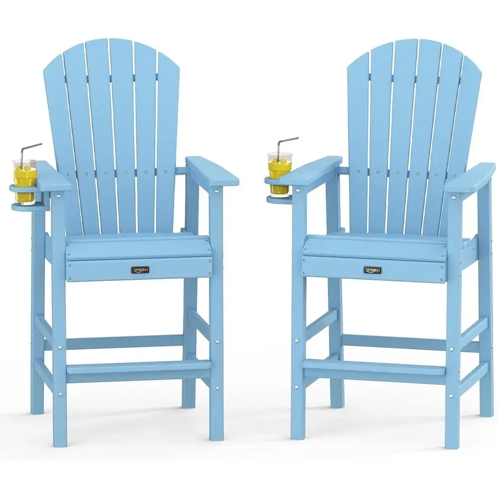Set of 2 Weather-Resistant Pla - Adirondack Chair Wood ulasan dan harga