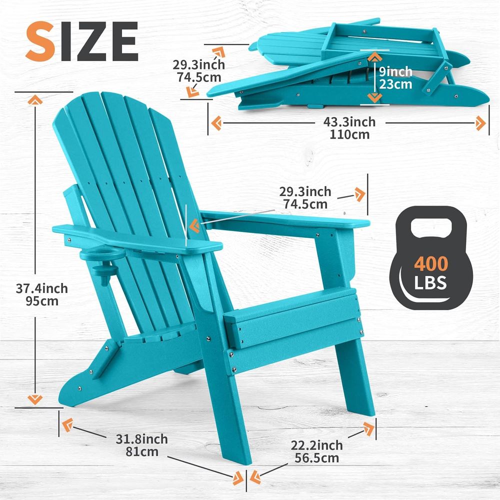 Durable HDPE Folding Adirondac - Adirondack Chair Wood ulasan dan harga