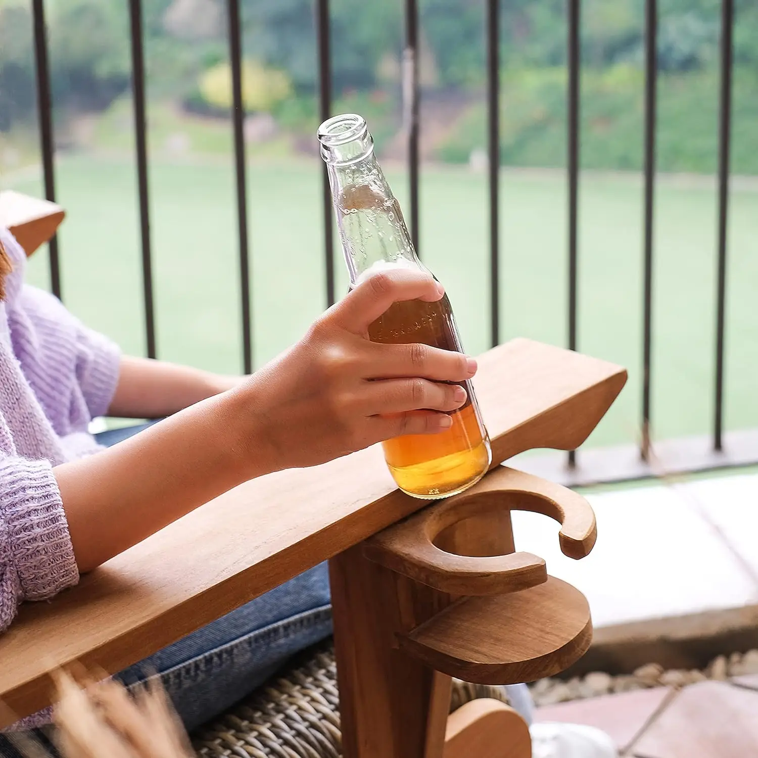 Auburn Padded Upholstered Outd - Adirondack Chair Wood ulasan dan harga