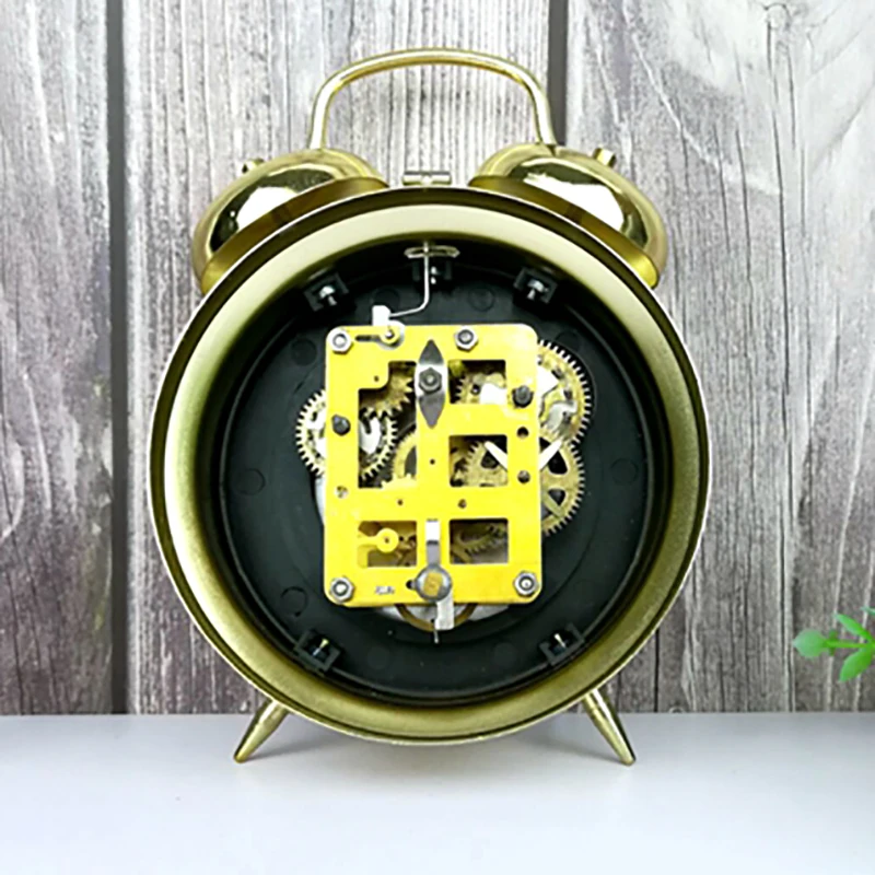 Metal Mechanical Alarm Clock C - Outdoor Furniture Vintage ulasan dan harga