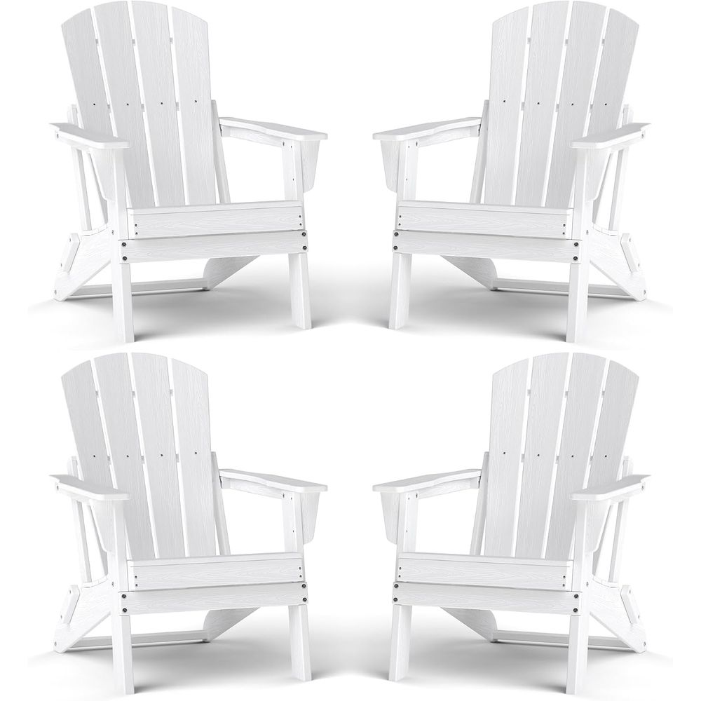 Portable White HDPE Outdoor Ad - Adirondack Chair Wood ulasan dan harga