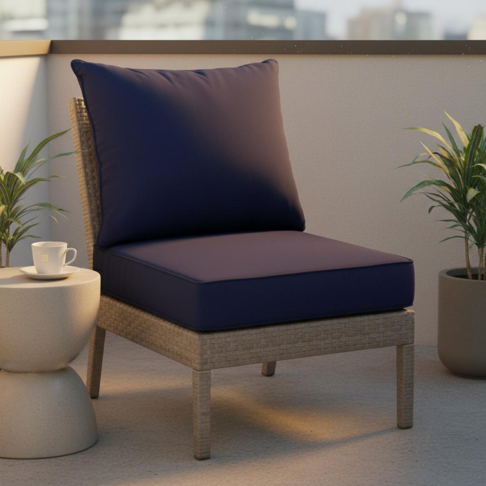 Patio Chair Pad Hidden Closure - Outdoor Furniture Fabric ulasan dan harga