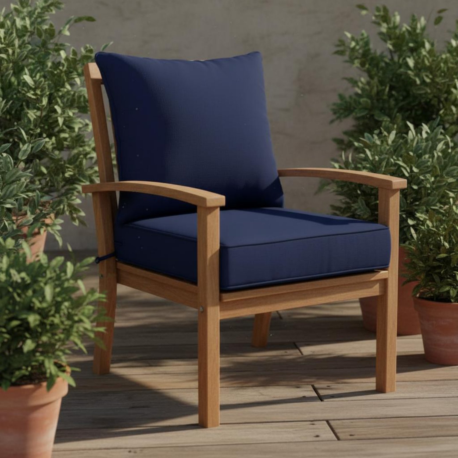 Patio Chair Pad Hidden Closure - Outdoor Furniture Fabric ulasan dan harga