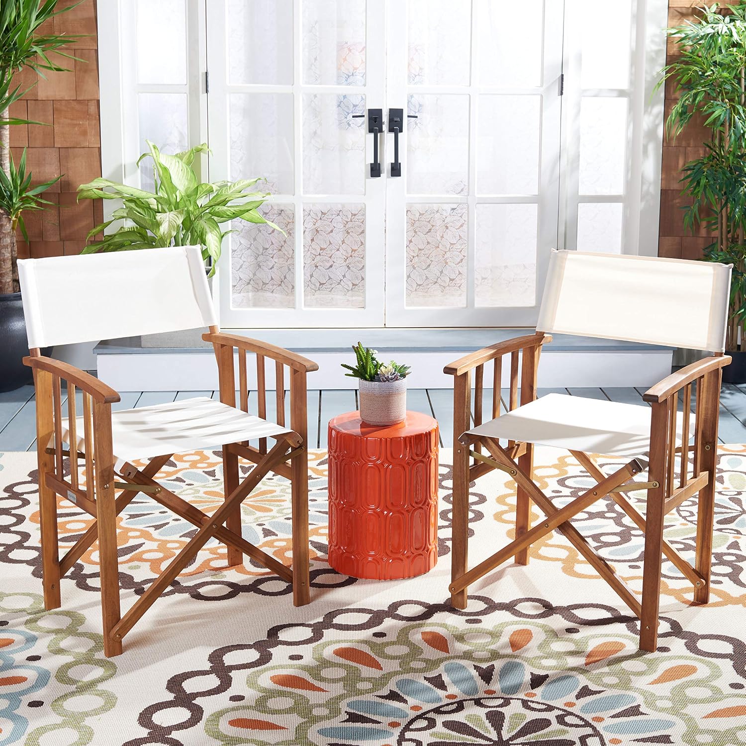 Tall Folding Director Chair Se - Outdoor Furniture Fabric ulasan dan harga