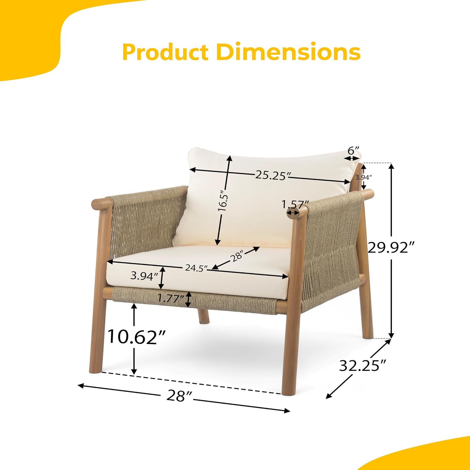 Outdoor Solid Wood Armchair Ro - Deck Chair Lounger ulasan dan harga